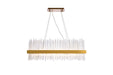 Dallas 20-Light Chandelier in Gold with Clear Royal Cut Crystal