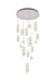 Polaris 16-Light Chandelier in Chrome with Clear royal cut Crystal