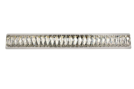 Monroe Wall Sconce in Chrome with Clear Royal Cut Crystal