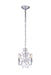 Karter 3-Light Pendant in Chrome with Clear Royal Cut Crystal