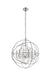 Cordelia 6-Light Pendant in Chrome with Clear royal cut Crystal