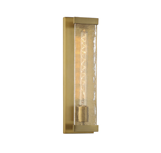 Alberta 1-Light Sconce in Warm Brass - Lamps Expo