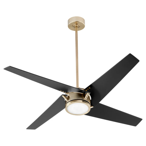 Axis 54" Ceiling Fan in Aged Brass from Quorum, item number 26544-80