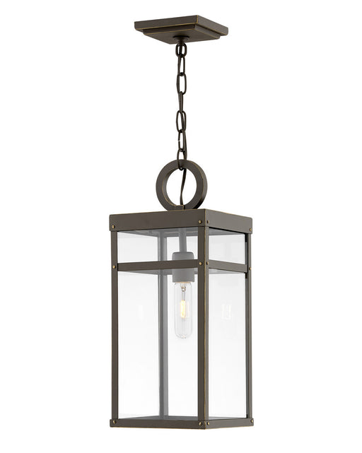 Porter LED Hanging Lantern in Oil Rubbed Bronze by Hinkley Lighting