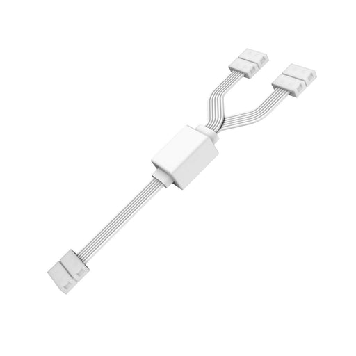 Connect 6" Y Splitter in White