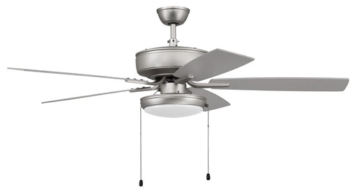 Pro Plus 119 Pan Light Kit 52" Ceiling Fan in Brushed Satin Nickel from Craftmade, item number P119BN5-52BNGW