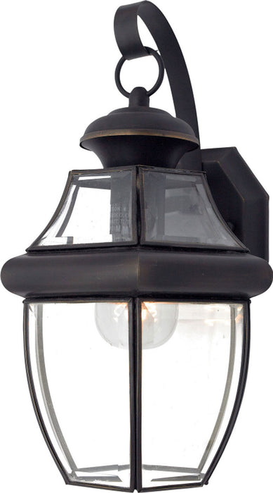Newbury 1-Light Outdoor Lantern in Medici Bronze