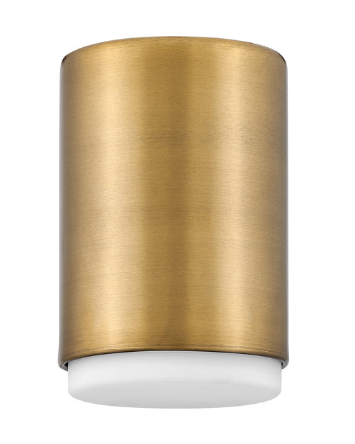 Cedric One Light Flush Mount in Lacquered Brass by Hinkley Lighting
