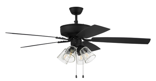 Pro Plus 104 Clear 4-Light Kit 52" Ceiling Fan in Espresso from Craftmade, item number P104ESP5-52ESPWLN