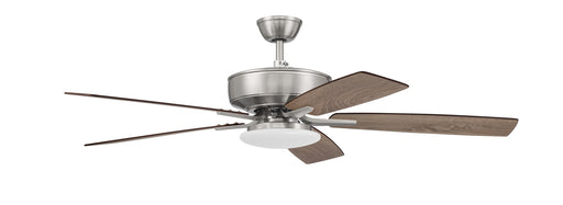 Pro Plus 112 Slim Light Kit 52" Ceiling Fan in Brushed Polished Nickel from Craftmade, item number P112BNK5-52DWGWN