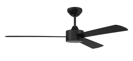 Provision 52" Ceiling Fan in Flat Black from Craftmade, item number PRV52FB3