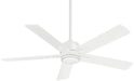Stout 54" Ceiling Fan in Flat White