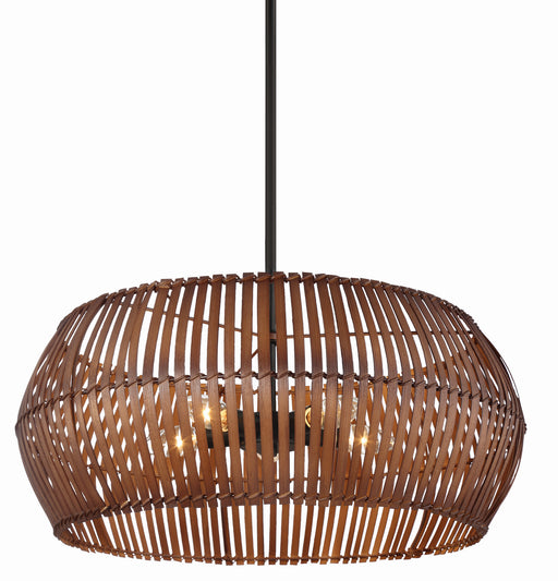 Brentwood Shore Five Light Pendant in Coal - Lamps Expo