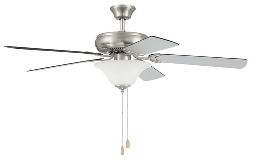 Decorator's Choice Bowl Light Kit 52" Ceiling Fan in Brushed Polished Nickel from Craftmade, item number DCF52BNK5C1W