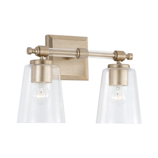 Breigh Two Light Vanity in Brushed Champagne
