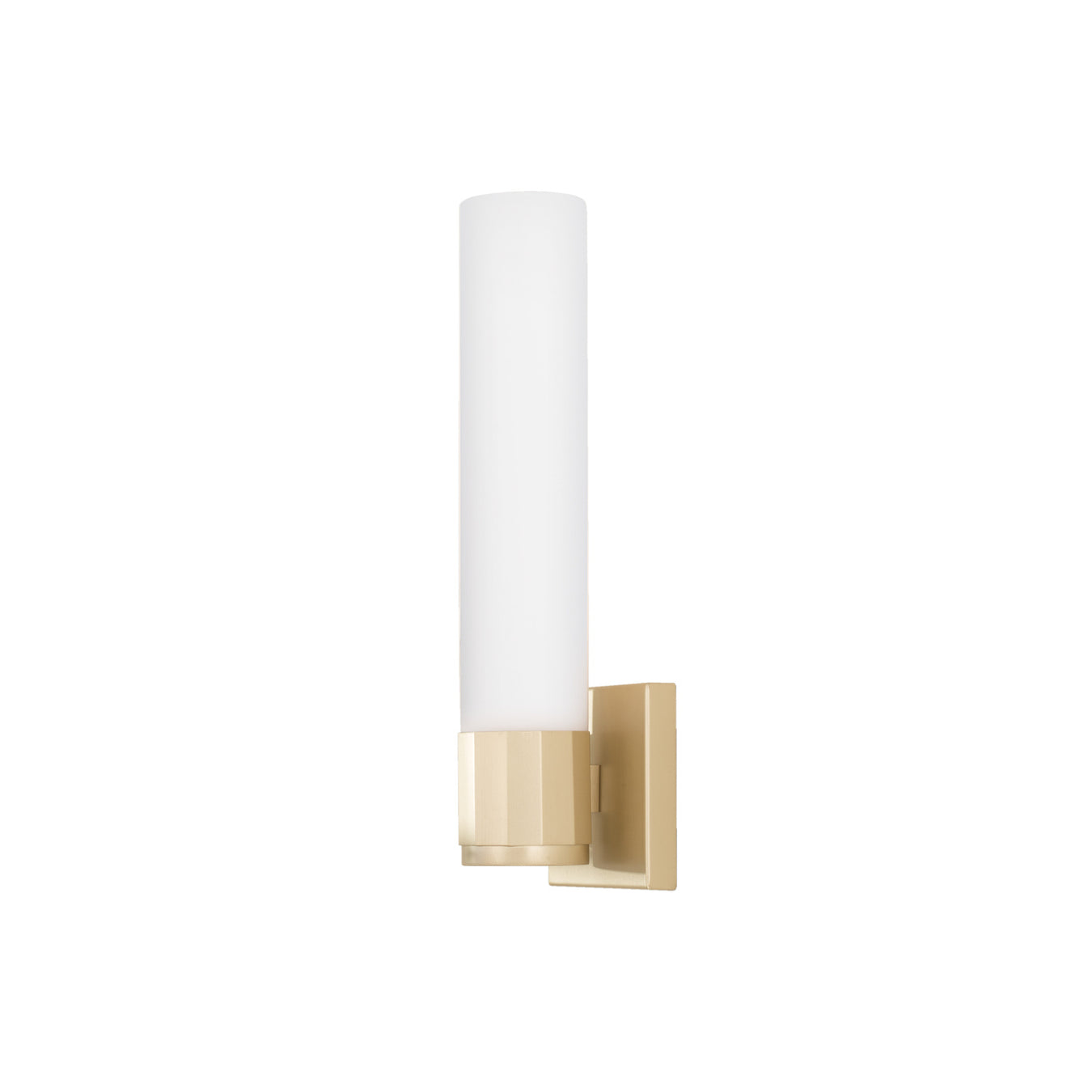 Sutton One Light Wall Sconce in Soft Gold