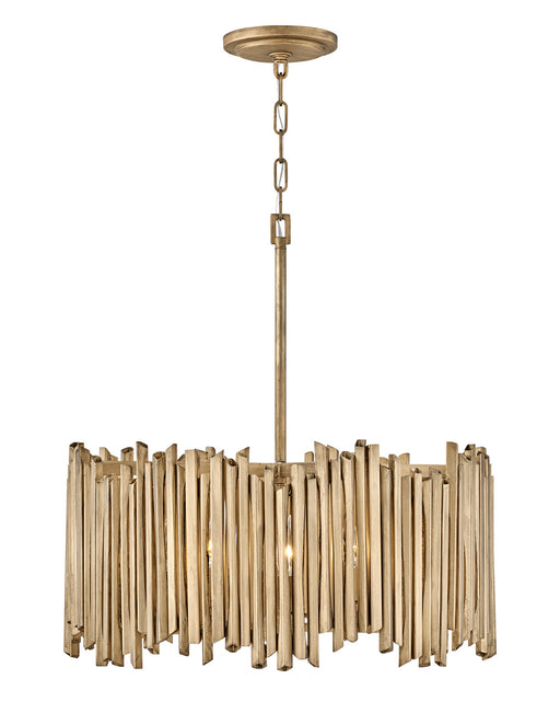 Roca Five Light Pendant in Burnished Gold by Hinkley Lighting