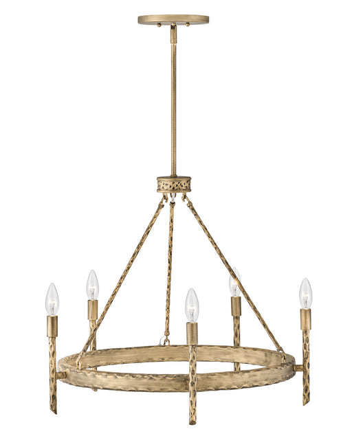 Tress Five Light Pendant in Champagne Gold by Hinkley Lighting