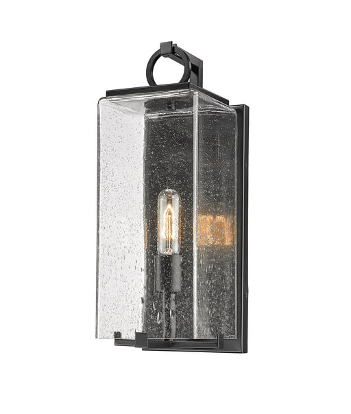 Sana One Light Outdoor Wall Sconce in Black