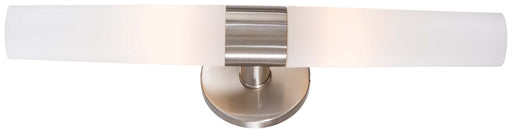 Saber 2 Light Bath in Brushed Nickel with Etched Opal