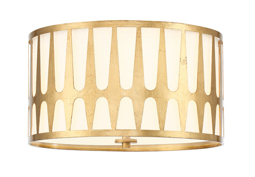 Royston 3-Light Ceiling Mount in Antique Gold by Crystorama - MPN ROY-800-GA