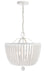 Rylee 4-Light Chandelier in Matte White by Crystorama - MPN 604-MT
