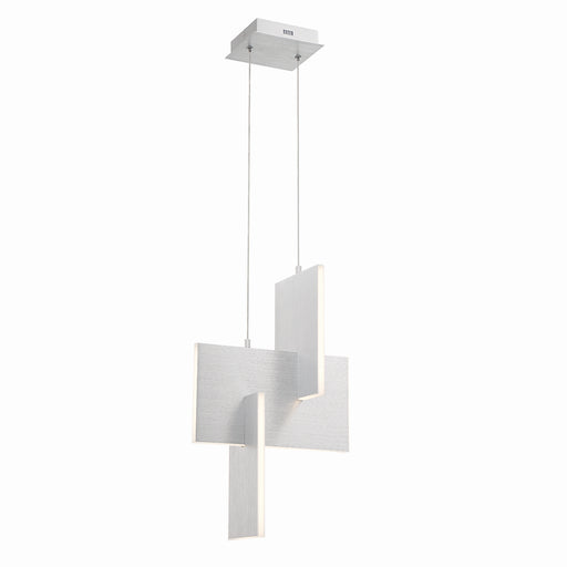 Coburg LED Pendant in Aluminium