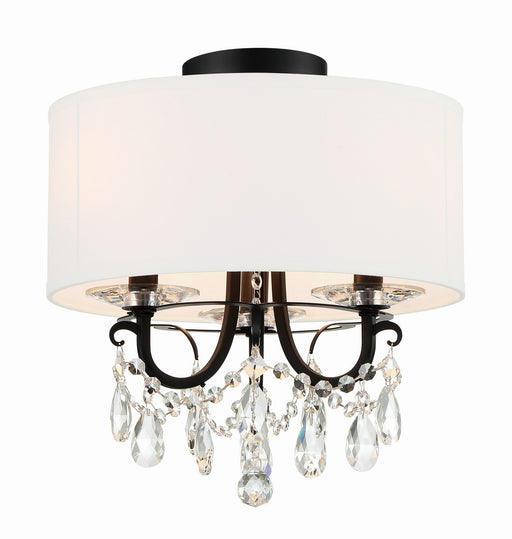 Othello 3-Light Ceiling Mount in Matte Black by Crystorama - MPN 6623-MK-CL-MWP_CEILING