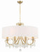 Othello 8-Light Chandelier in Vibrant Gold by Crystorama - MPN 6628-VG-CL-MWP