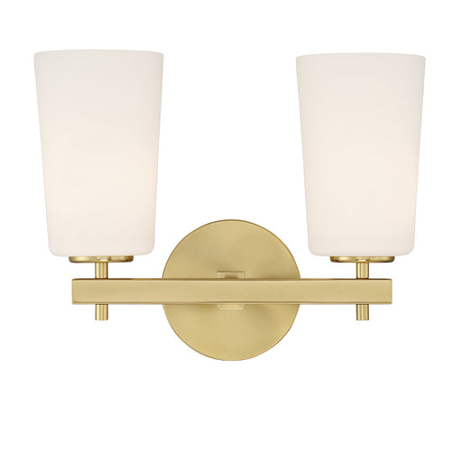 Colton 2-Light Wall Mount in Aged Brass by Crystorama - MPN COL-102-AG