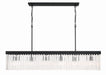 Emory 6-Light Chandelier in Black Forged by Crystorama - MPN EMO-5407-BF