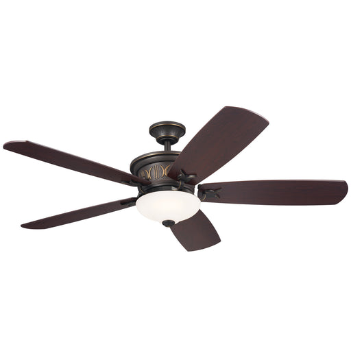Crescent 56``Ceiling Fan in Olde Bronze with Gold Highlights