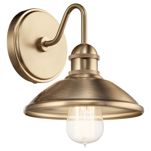 Clyde One Light Wall Sconce in Champagne Bronze