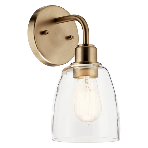 Meller One Light Wall Sconce in Champagne Bronze