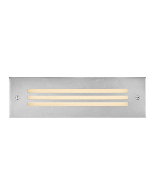 Dash Louvered LED Brick Light in Stainless Steel