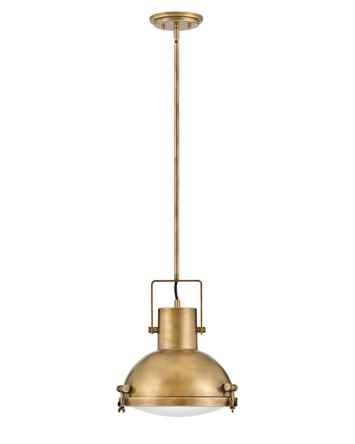 Nautique LED Pendant in Heritage Brass