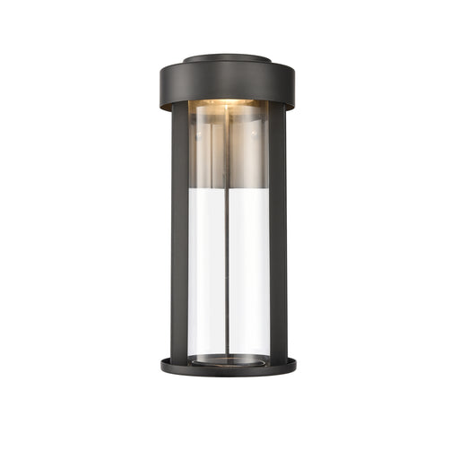 Brillis LED Outdoor Wall Sconce in Matte Black
