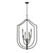 Continuance Six Light Pendant in Charcoal