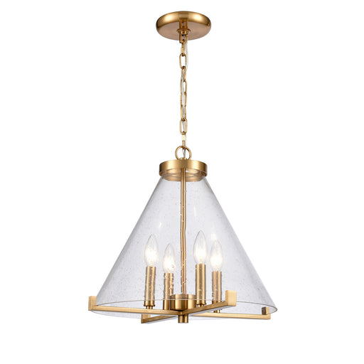 The Holding Four Light Pendant in Clear