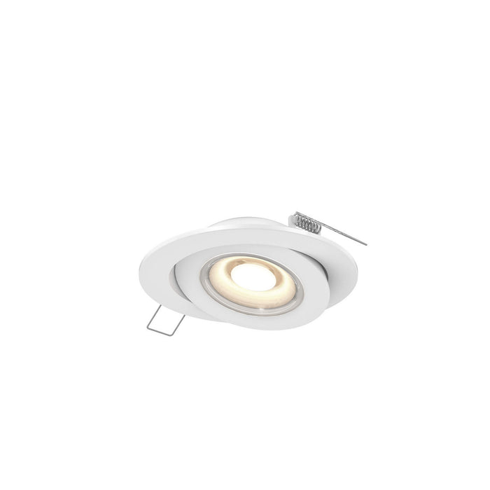 Recessed LED Gimbal Light in White