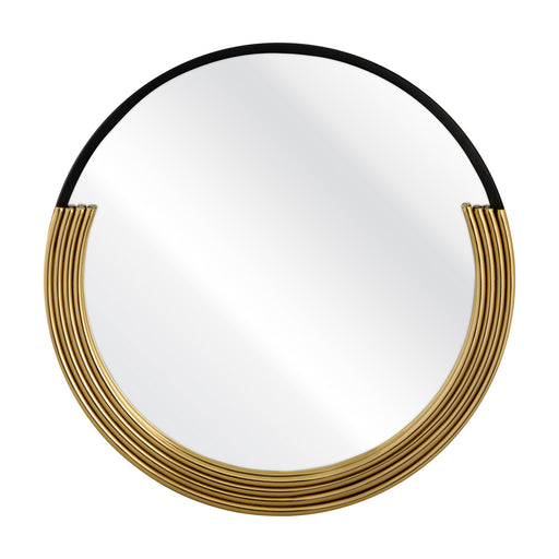 Beaman Mirror in Brass
