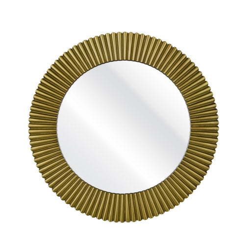 Ellipse Mirror in Brass