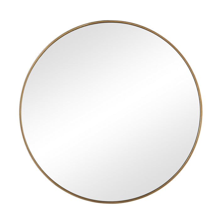 Delk Mirror in Brass