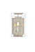 Monaco 1-Light Wall Sconce in Polished Nickel with Glass