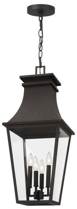 Gloucester Four Light Outdoor Chain Hung in Sand Coal