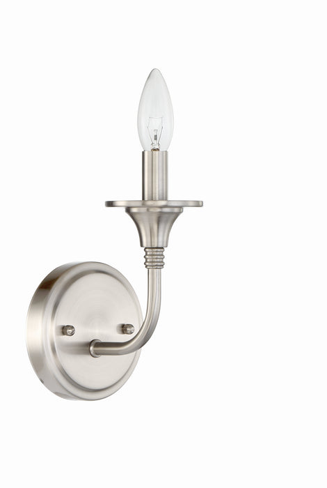 Jolenne One Light Wall Sconce in Brushed Polished Nickel