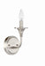 Jolenne One Light Wall Sconce in Brushed Polished Nickel