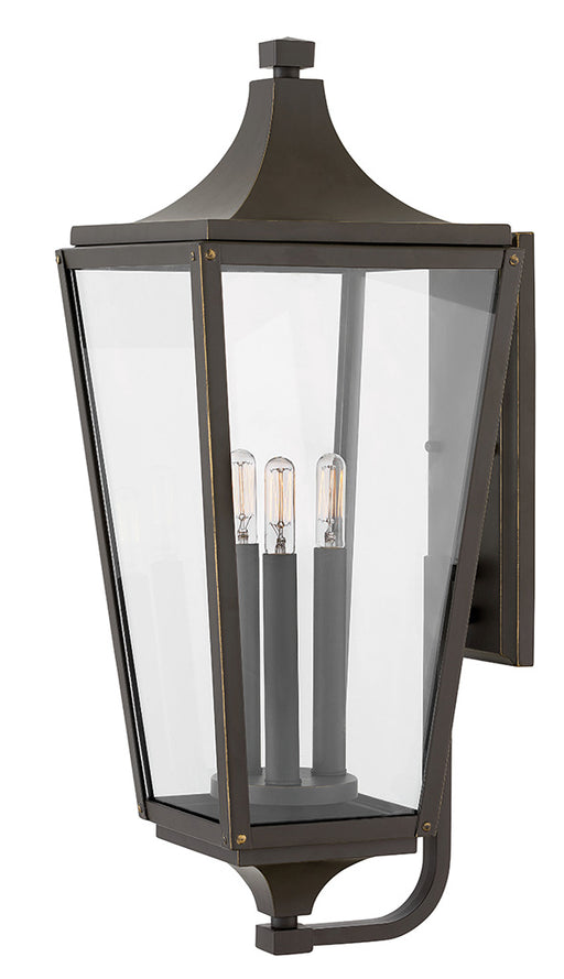 Jaymes Large Wall Mount Lantern in Oil Rubbed Bronze