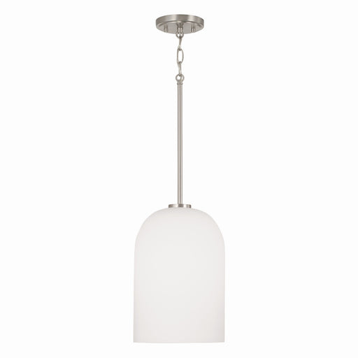 Lawson One Light Pendant in Brushed Nickel