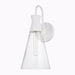 Paloma One Light Wall Sconce in Textured White